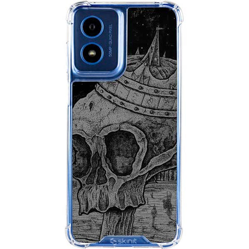 Alchemy Carta Skull Sketch Moto G 5G (2024) Clear Case